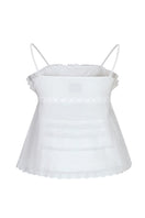 Chictopia ivory top from the tops collection, featuring a stylish, lightweight design with a soft fabric and classic fit.