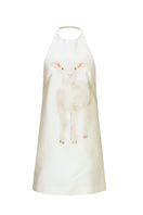 Ivory silk wool mini dress by Chictopia featuring elegant, soft fabric and a stylish, contemporary design.