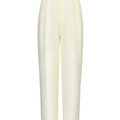 Beige cotton linen pants by Chictopia with a relaxed fit, featuring a comfortable waist and casual, breathable fabric.