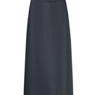 Black silk wool midi skirt by Chictopia, featuring a flowing design and elegant length, perfect for sophisticated style.