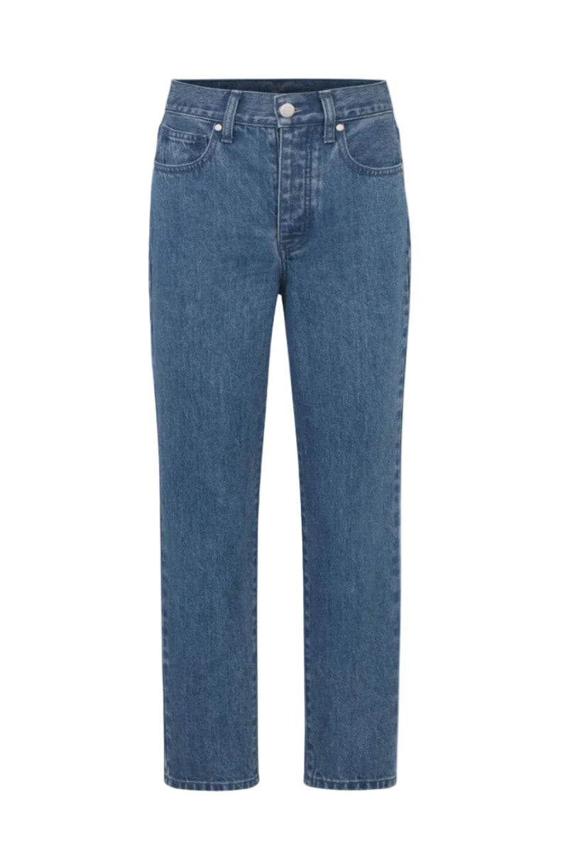 TT Studios Daryl Jean in Main St. denim jeans shown in natural fit with classic five-pocket design and medium wash.