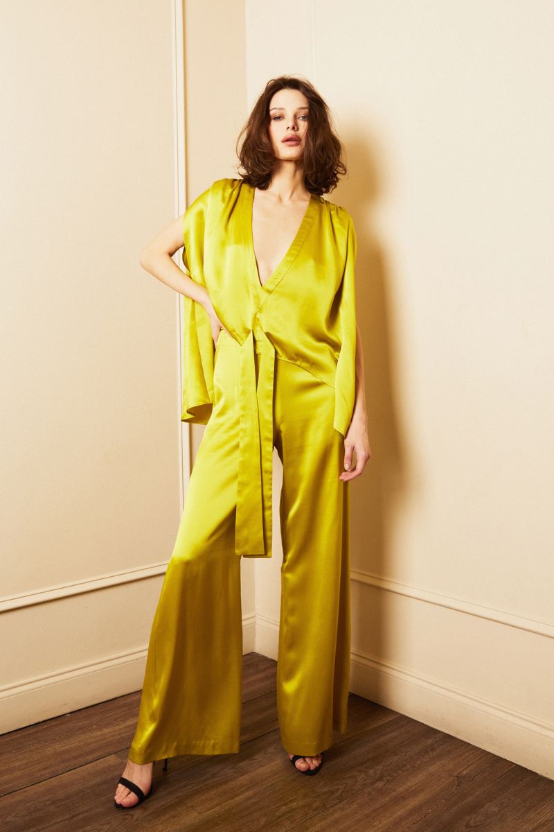 BLOUSE CAPE EN CITRINE