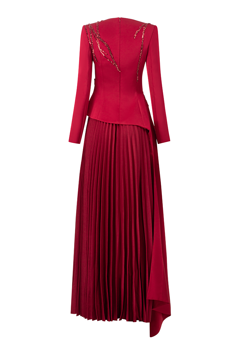LUMIA SILK TOP AND SKIRT SET - CULT MIA