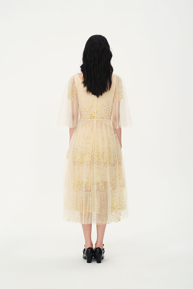 ELLEN BEIGE DRESS - CULT MIA
