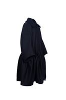 Chictopia Dora wool coat in neutral color, stylish and warm outerwear with a tailored fit and classic design.