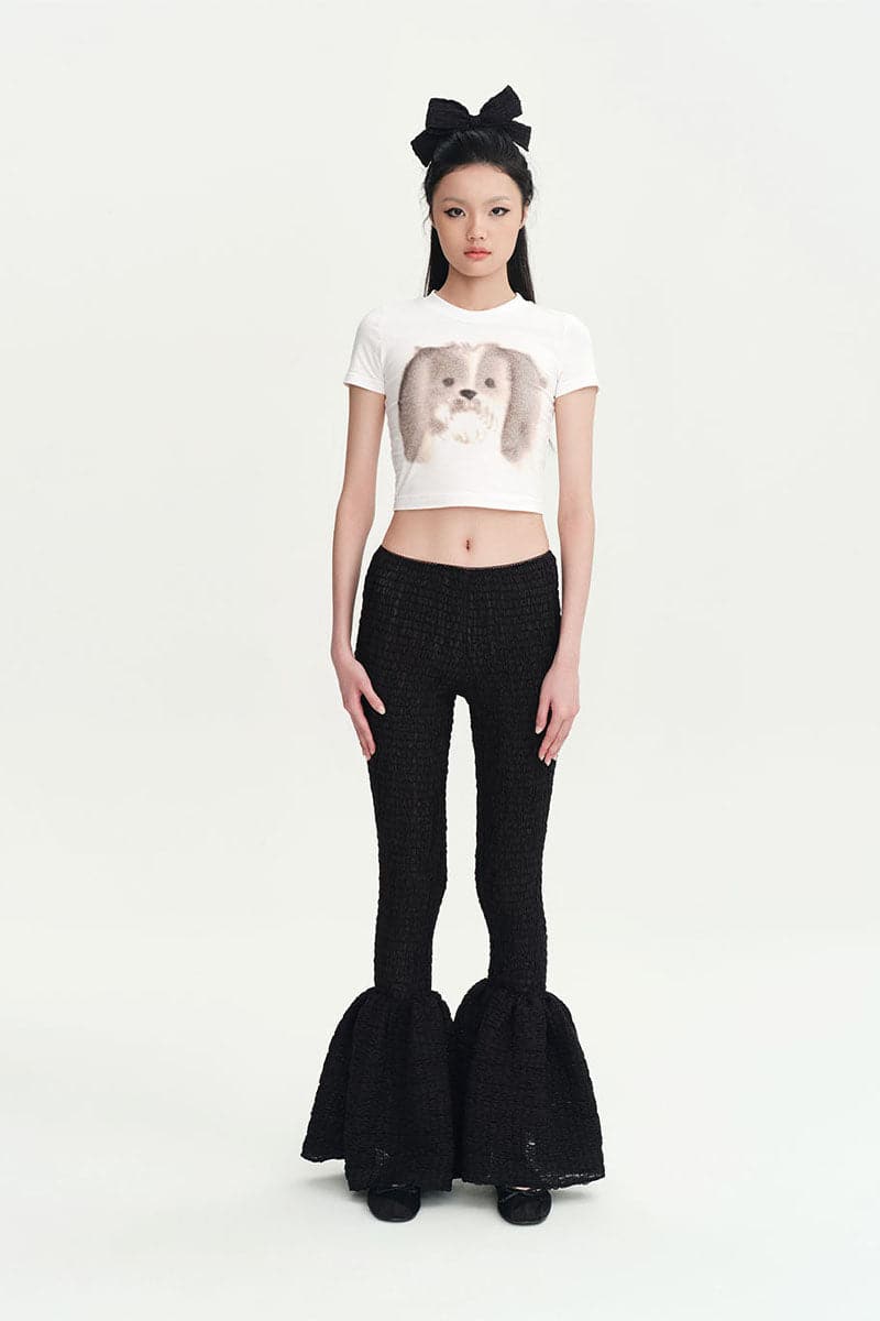 HAND-DRAWN DOG HEAD T-SHIRT - CULT MIA