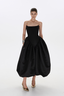 Black Violet Transformer Dress by Balykina, a stylish maxi dress featuring a flowy silhouette and elegant design.