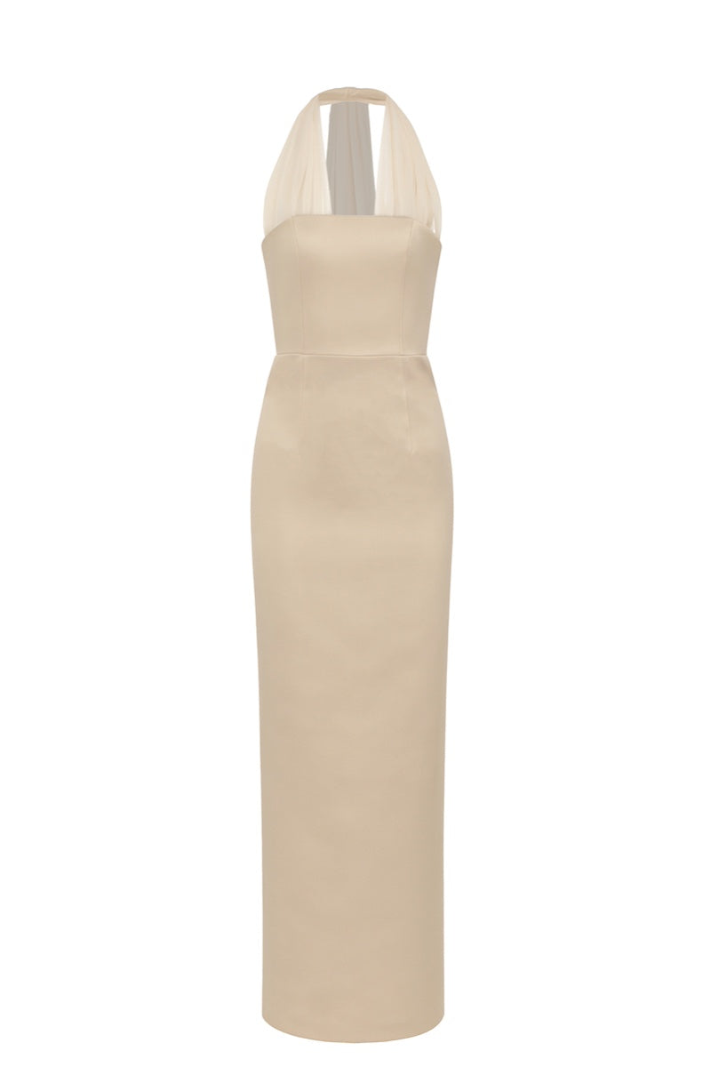 CLARINE LONG DRESS IN CUBAN SAND