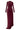 GLORIA CHERRY RED RUCHED GOWN - CULT MIA