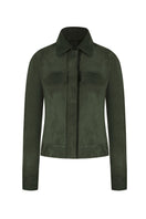 ZUT REMON suede jacket, stylish men's jacket with soft suede material, featuring a classic collar and front button closure.
