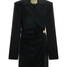 Black Berry Blazer Dress by Acaria Studio, a stylish mini dress featuring a tailored blazer-inspired design and sleek fabric.