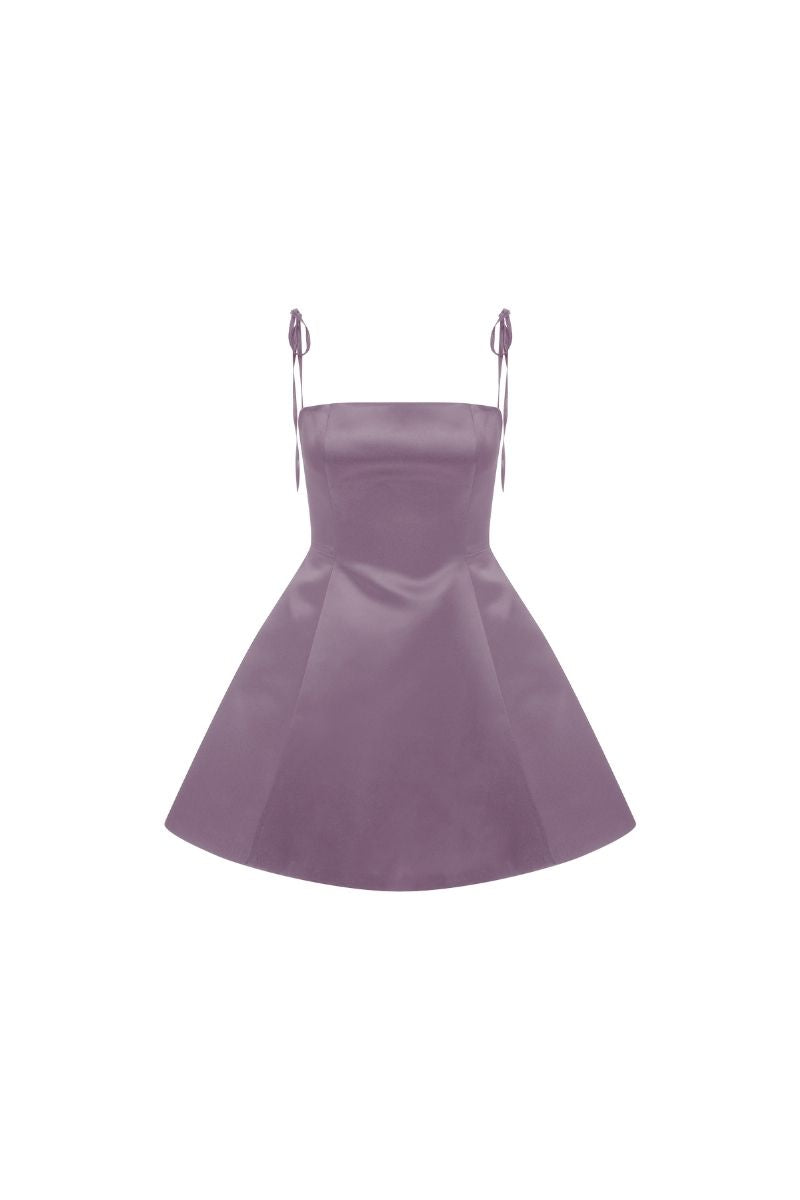 JUNIPER MINI DRESS IN MAUVE - CULT MIA
