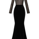 Nur Karaata AURELINE gown, elegant formal dress with intricate details, showcased on a model.
