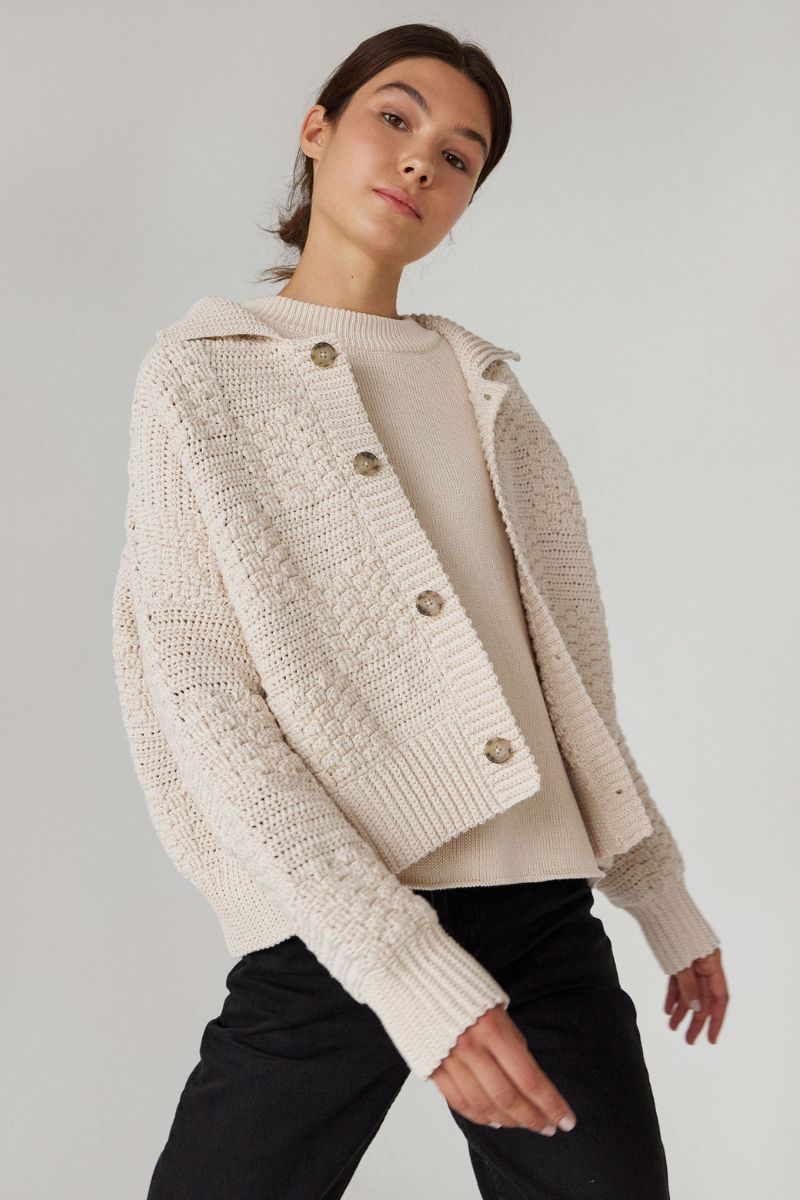 PRIETEMA JACKET IN OAT MILK - CULT MIA