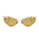Moy Atelier Poisoned Apples Forget Me Not sunglasses with colorful, decorative frames and tinted lenses.