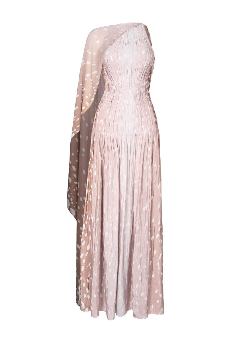 IVORY BREEZE MIDI DRESS