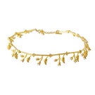 Peracas Lily Choker necklace featuring a delicate, floral-inspired design with a sleek silver finish.