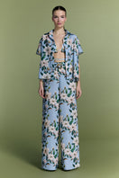 Nur Karaata Tropic Twist co-ord set featuring a vibrant, matching top and bottoms with tropical print and comfortable fit.