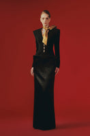Margée Atelier Heather gown featuring elegant fabric and flowing design, perfect for formal occasions.