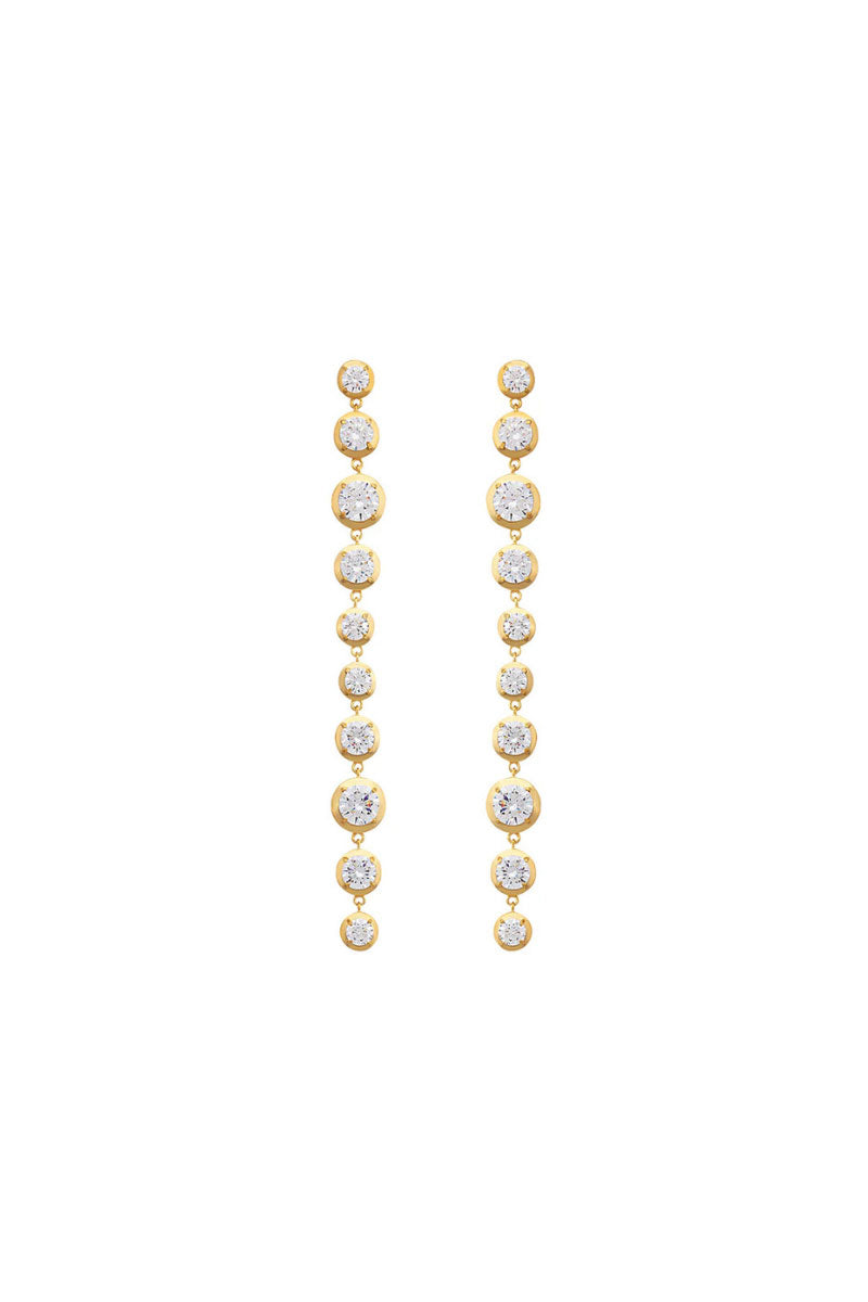 Peracas Bella earrings in white featuring elegant hoop design and smooth finish, perfect for stylish accessories.