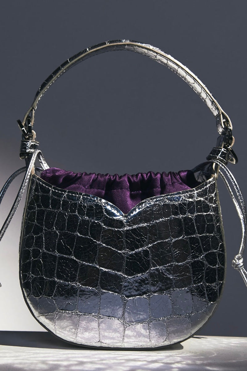 MARIA MINI BAG IN SILVER - CULT MIA