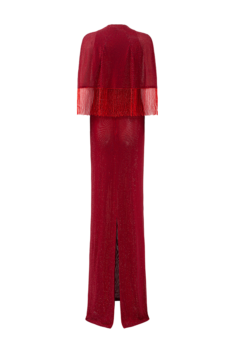 GLITTER STRETCH GOWN - CULT MIA