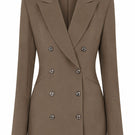 Lili Blanc FORM BLAZER in classic tailored blazer style, featuring a sleek fit and neutral color, ideal for professional or casual wear.