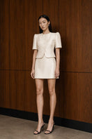 MARDE SATIN SKIRT