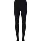 Chictopia Alexandra leggings, stylish black pants with a snug fit, shown on a model highlighting their sleek design and comfortable fabric.