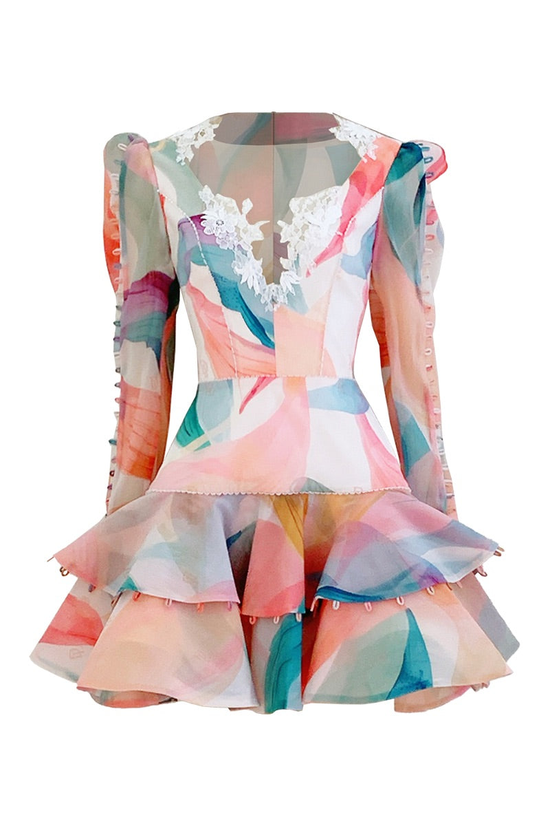 ETHEREAL GRACE MINI DRESS