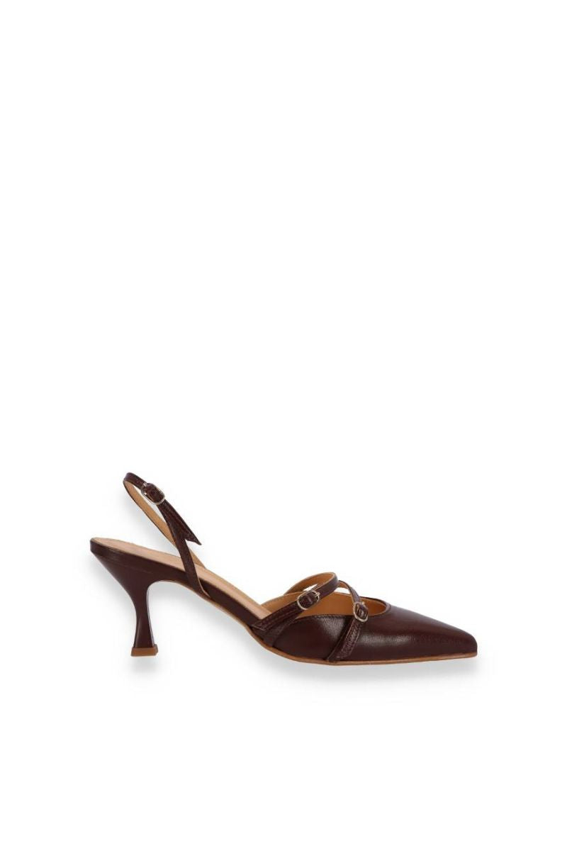 JOELLE PUMPS IN BROWN - CULT MIA