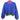 BLUE COLORBLOCK MOCK NECK MOHAIR SWEATER | Rose Carmine | CULT MIA