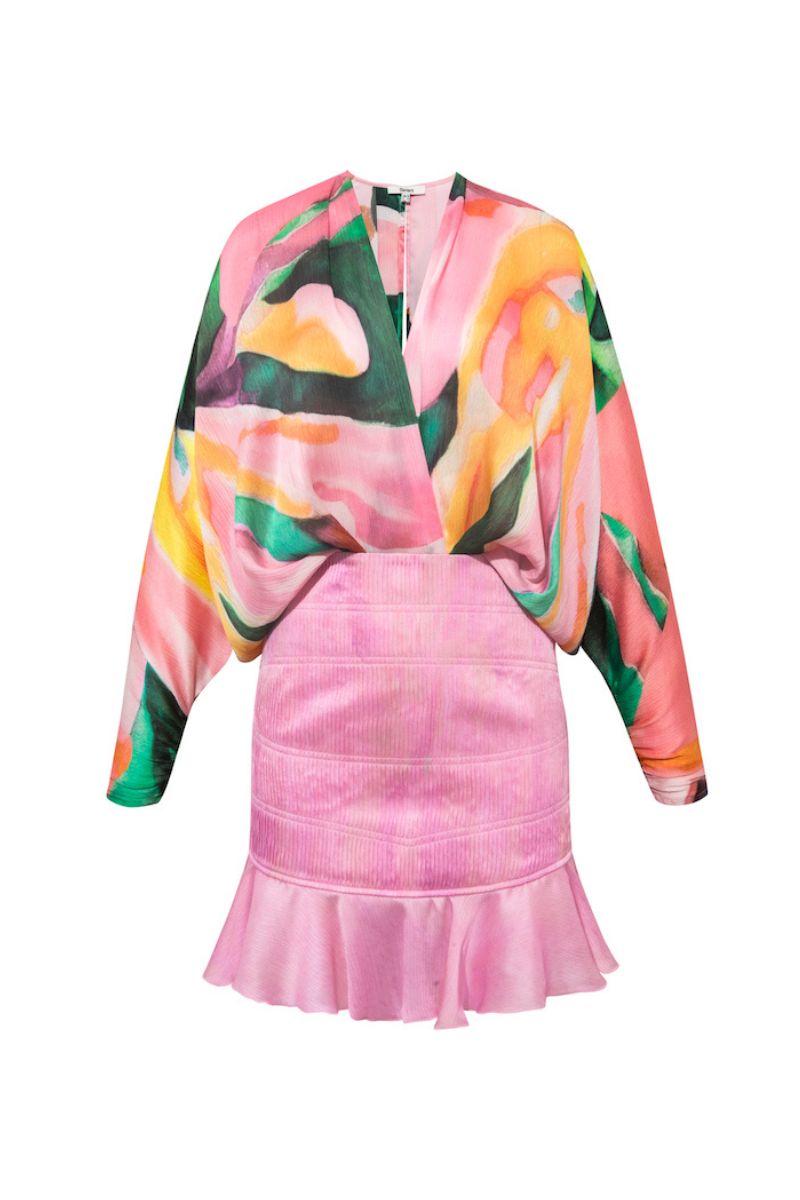 FIORELLA DRESS IN TAFFY PINK - CULT MIA