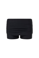 Black Suncillo skort with shorts and skirt combination, featuring a sleek design and comfortable fit.