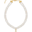 Peracas Bella Choker necklace with a sleek, minimalist design, featuring a black band and subtle silver accents.
