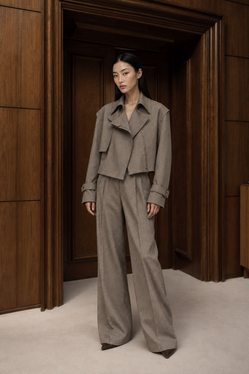 TINA WOOL BLEND TROUSERS