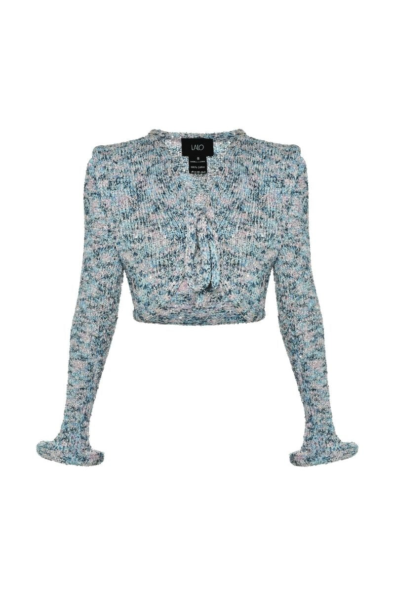 SIRENA CARDIGAN IN BLUE - CULT MIA