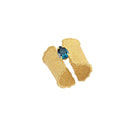 Peracas Kelly London blue ring featuring a sleek band and vibrant blue gemstone, stylish jewelry accessory.
