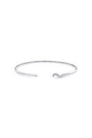 Silver Havana Stone Choker necklace by Sara Shala featuring a sleek silver chain with Havana-style stone pendant.