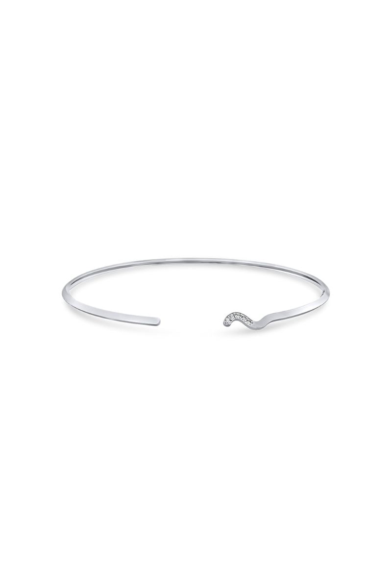 Silver Havana Stone Choker necklace by Sara Shala featuring a sleek silver chain with Havana-style stone pendant.