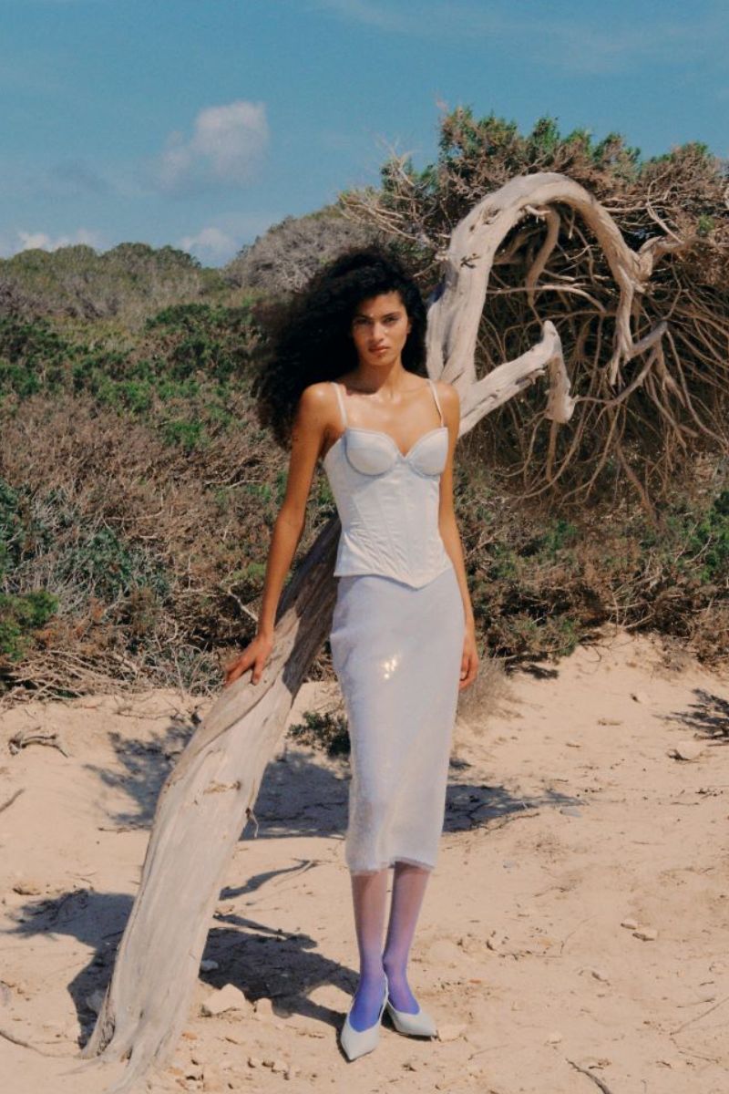 THE WATER SKIRT IN BLUE - CULT MIA