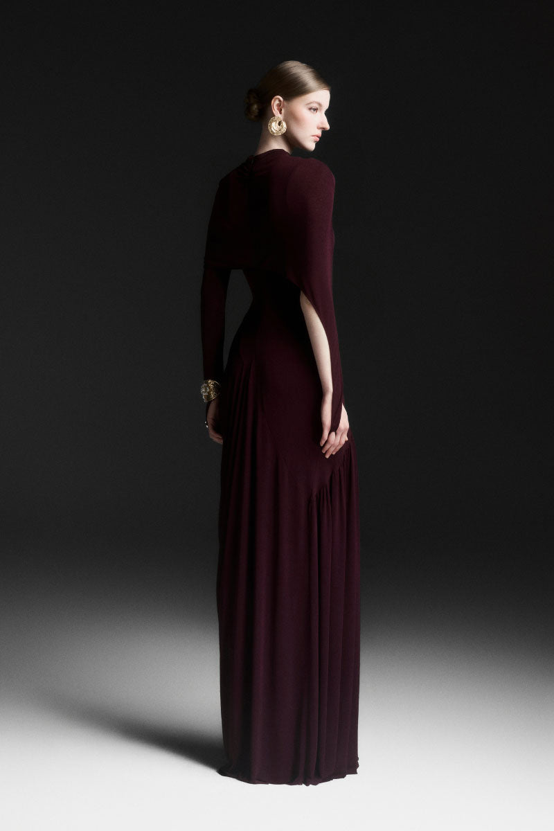 ruched fabric dress Baltic Born Womens Sasha Ruched Maxi Dress | Black