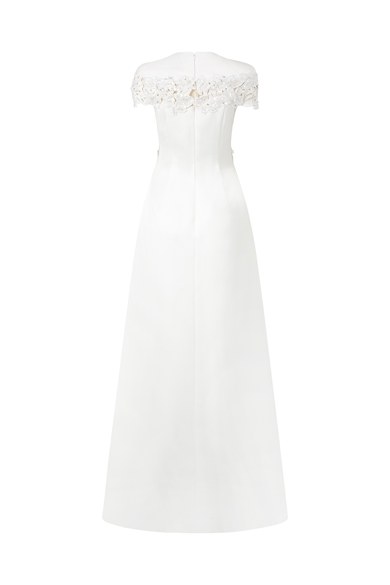 SATIN TAFFETA GOWN - CULT MIA