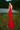 LUIA RED DRAPED MAXI DRESS - CULT MIA