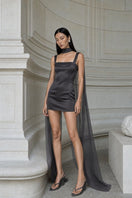 NAIVE MINI SATIN DRESS