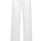 White Audrey Jean by TT Studios featuring slim fit denim with classic five-pocket design and modern style.