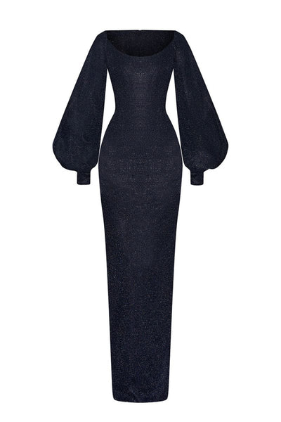 maxi dress with bishop sleeves MAXI DRESS WITH BISHOP SLEEVES | CULT MIA