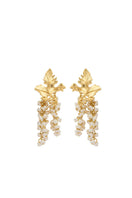 Peracas MINI Adile Ivory earrings showcasing small, elegant dangle earrings with a smooth ivory finish.