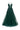 ALIE PLUNGING BALL GOWN IN DARK GREEN