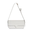 Off-white KATRINE shoulder bag by VIKELE STUDIO, featuring a sleek design and adjustable strap, displayed on a neutral background.